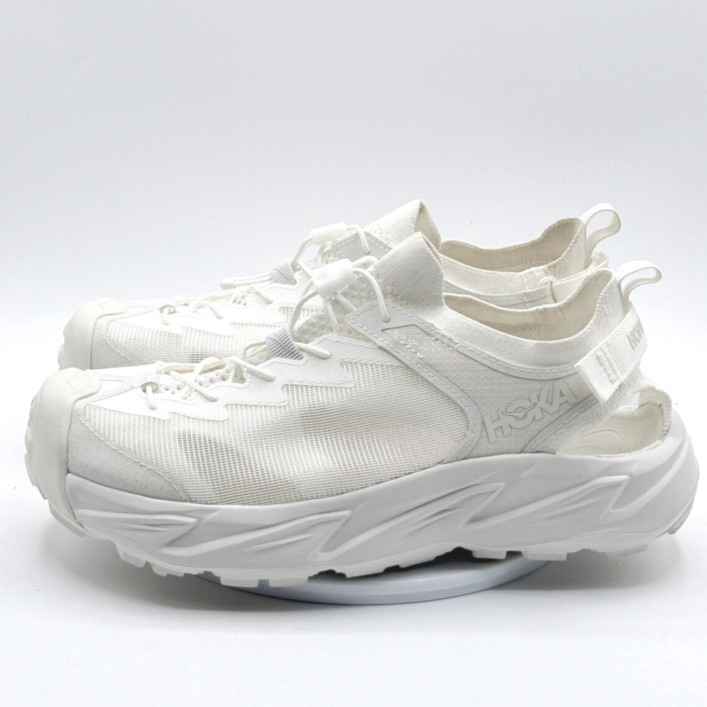 Hoka One One Hopara 2 Sandal Sneakers Size 13 Mens Raw White 1147650, NIB